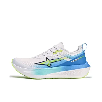 LEBUZHE Low Top Running Shoes Men's White Teal