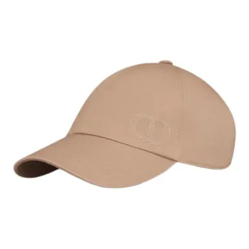 DIOR Sheepskin Baseball Caps Unisex Beige