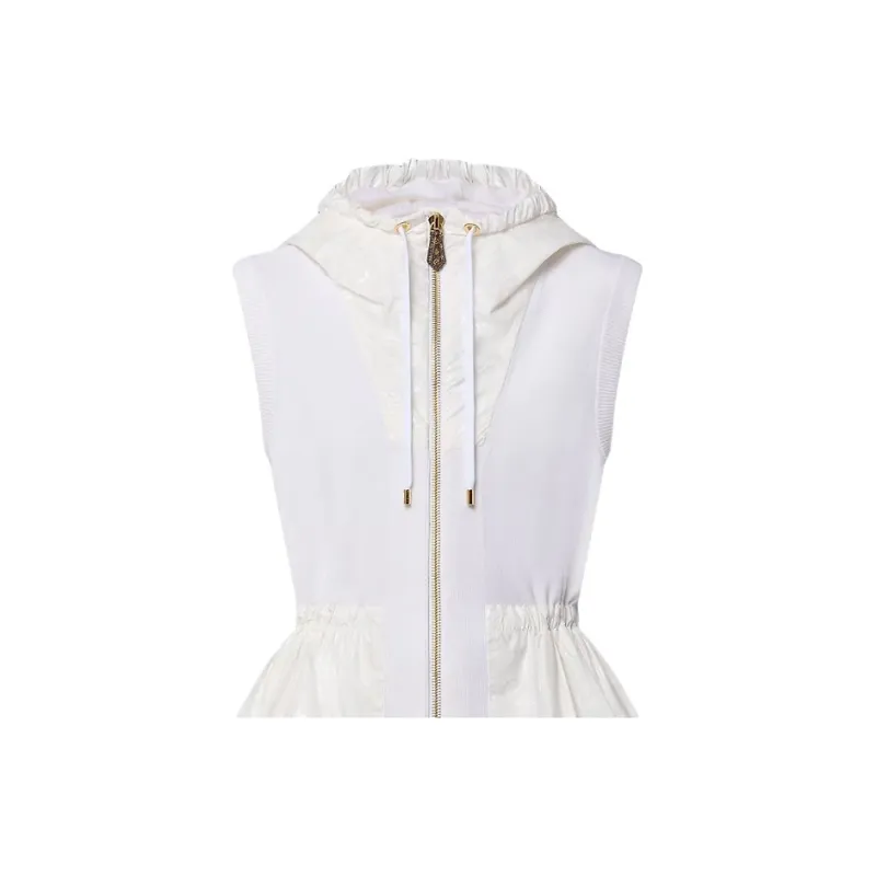 LOUIS VUITTON Monogram Accent Peplum Gilet-4