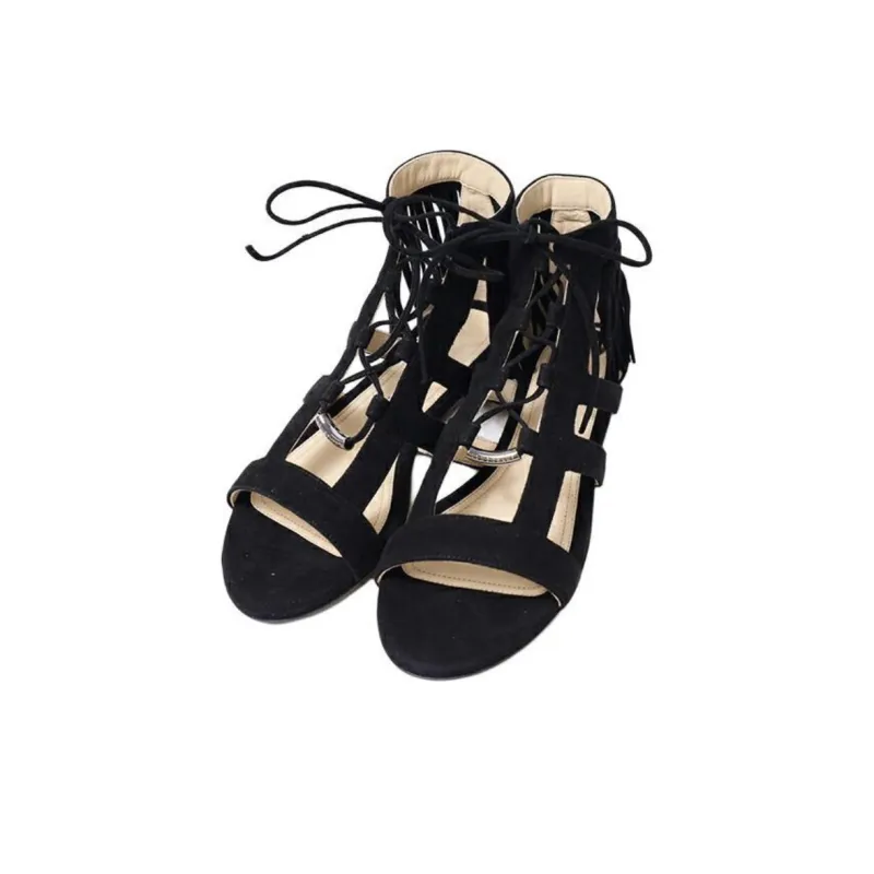 LONGCHAMP Roman Sandals Women's Black-3