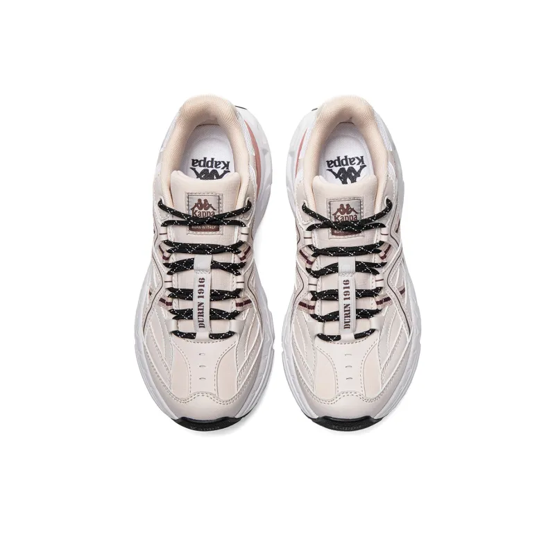 Kappa Venice Slip Resistant, Abrasion Resistant, Breathable, Lightweight Low Top Chunky Sneakers Women's Moon Gray-3