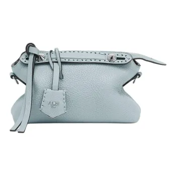 FENDI By The Way Series Calfskin Shoulder Bag, Crossbody Bag, Handbag Mini Women's Light Blue