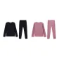 Black+Pastel Pink/2 Clothing Sets