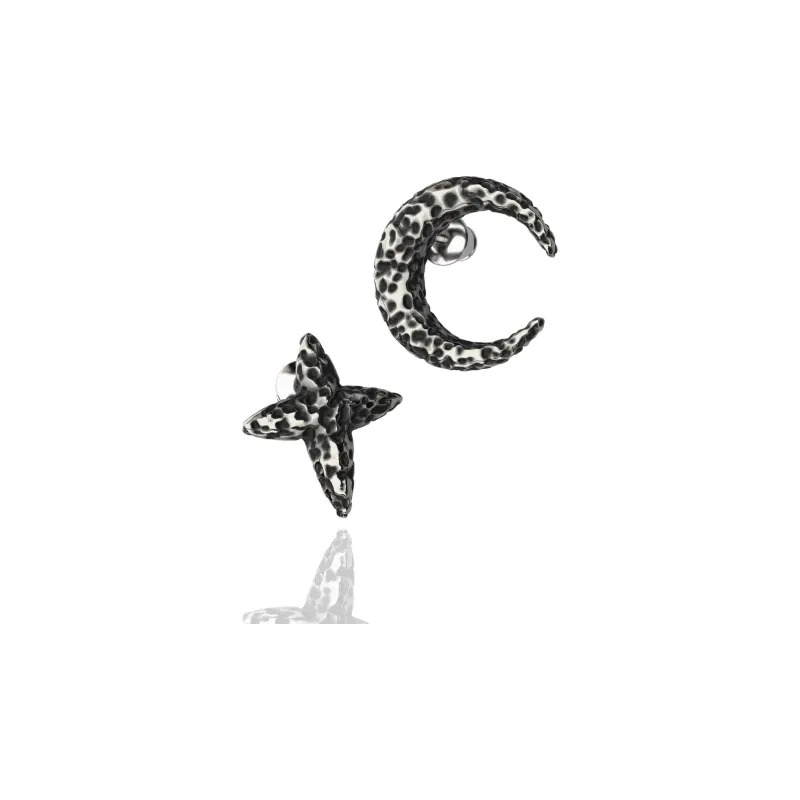 ICEGANG S925 Silver Stud Earrings Unisex-3