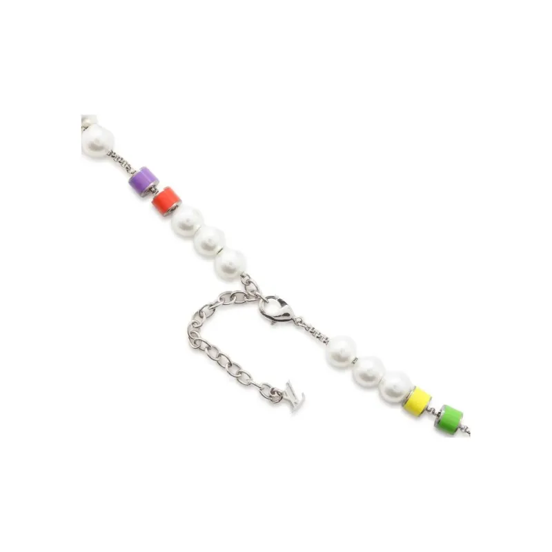 LOUIS VUITTON Metal, Resin Necklaces Men's Multicolor-4