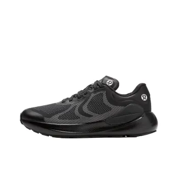 Lululemon Beyondfeel Anti Slip And Wear Resistant Support Lightweight Low Top Running Shoes Men's Black White