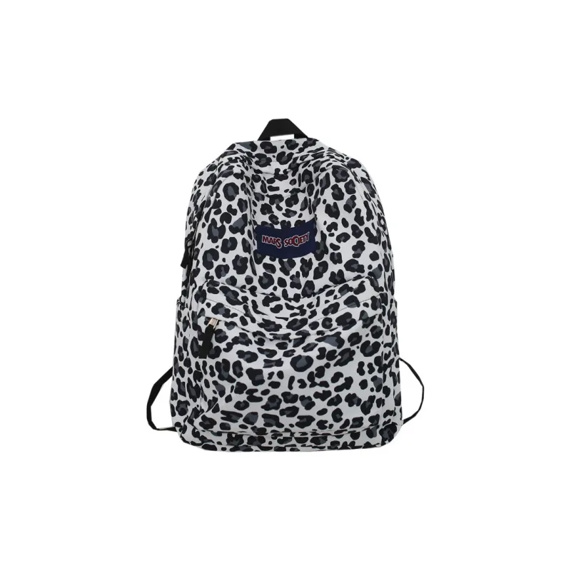 LUVISTRUE Nylon Backpack Regular Unisex Black/Blue/Pink-0