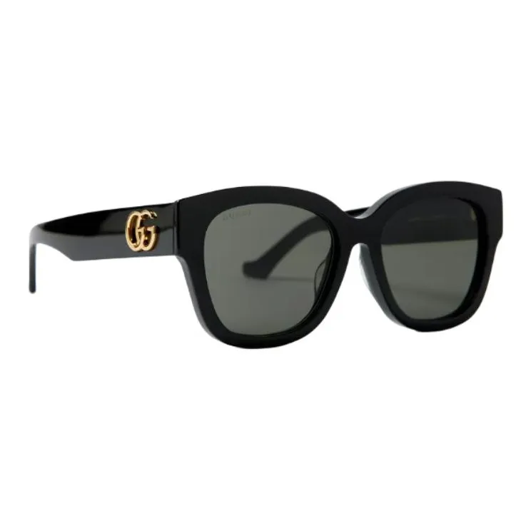 GUCCI Low Nose Bridge Round Frame Sunglasses-3