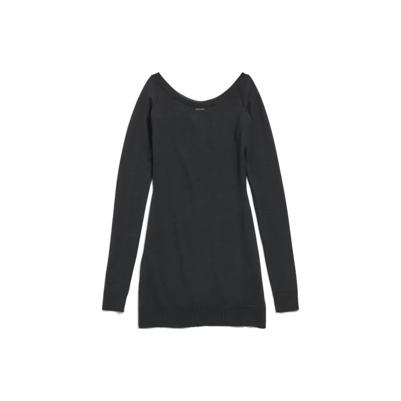 Balenciaga Long Sleeved Dress Women's Black-1