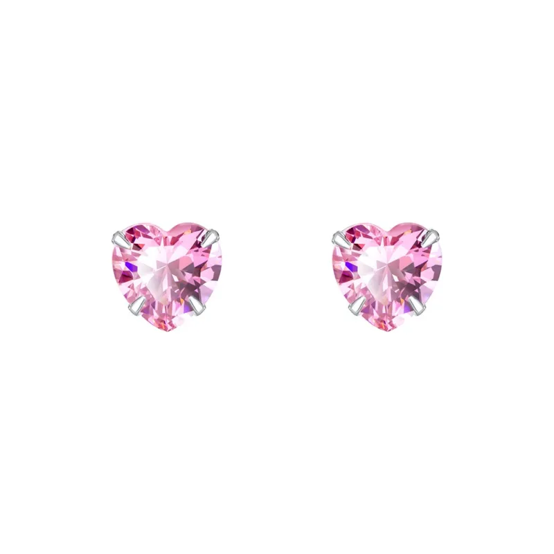 Hi There S999 Silver Stud Earrings Women's-6