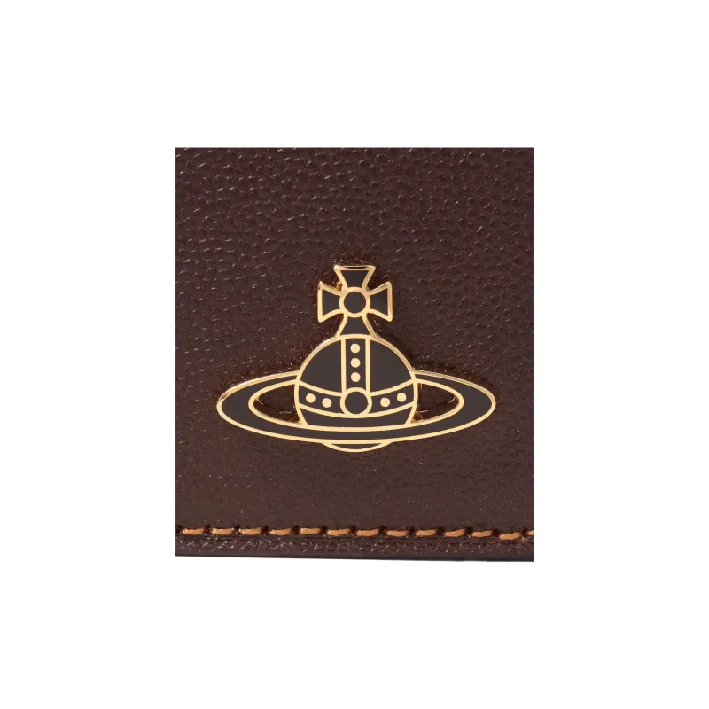 Vivienne Westwood Cow Leather Wallet Men's Brown-4