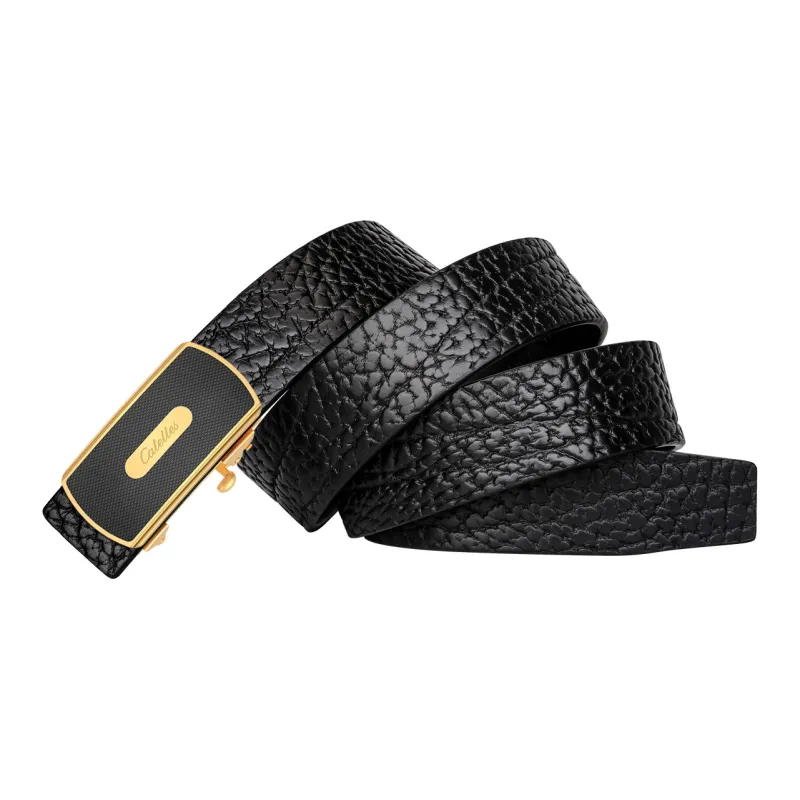 CATELLES Top Grain Cow Leather Leather Belts Men's 3.5cm-8