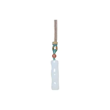 Ingenuity Hetian Jade Necklaces White Jade Unisex