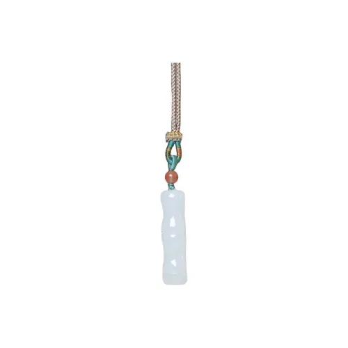 Ingenuity Hetian Jade Necklaces White Jade Unisex
