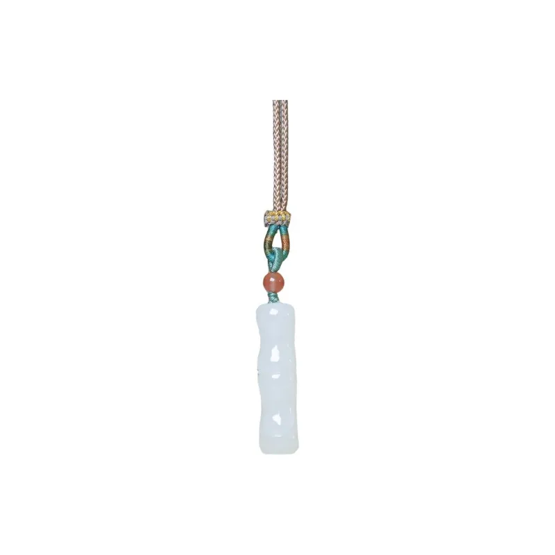 Ingenuity Hetian Jade Necklaces White Jade Unisex-0