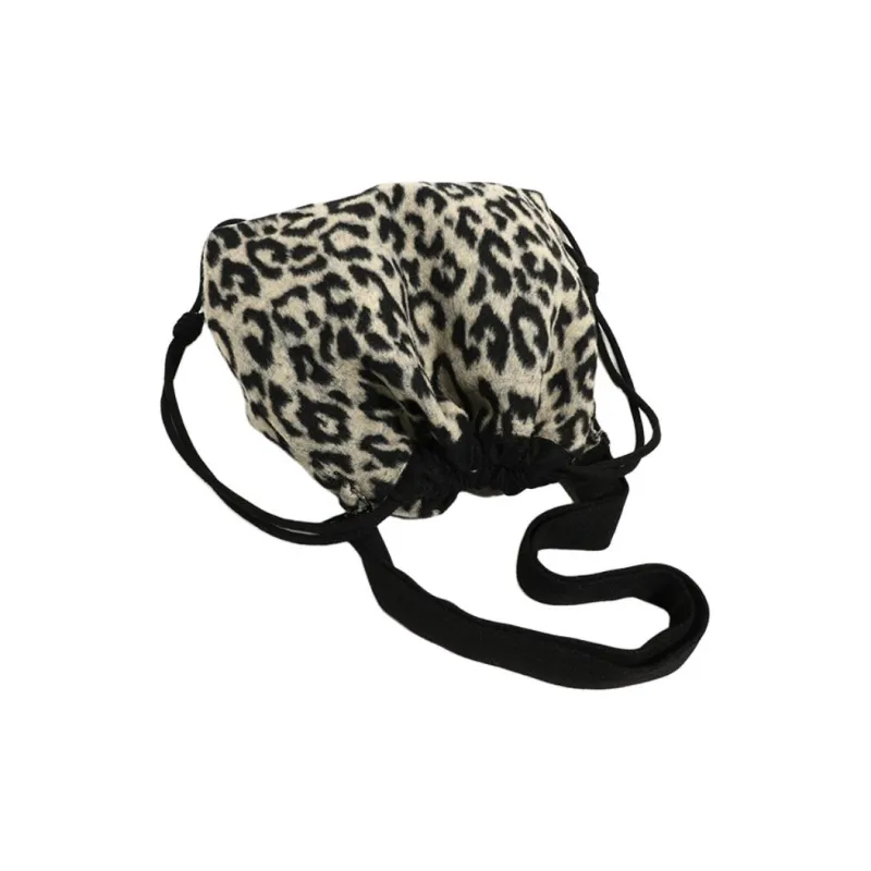 Everthames Velvet Shoulder Bag Crossbody Bag Large Size Women's Black-4