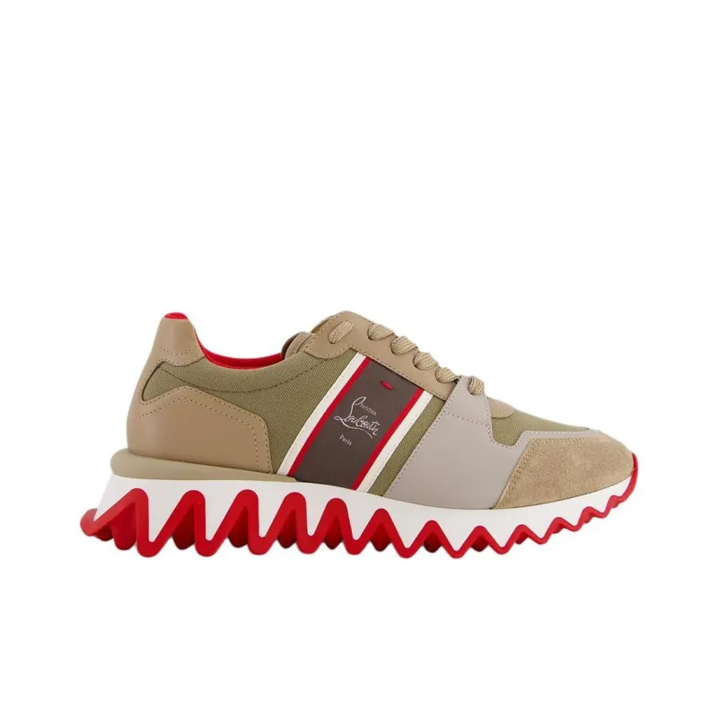 CL LUBOTING Nastroshark Low Top Casual Shoes Men's Brown-1