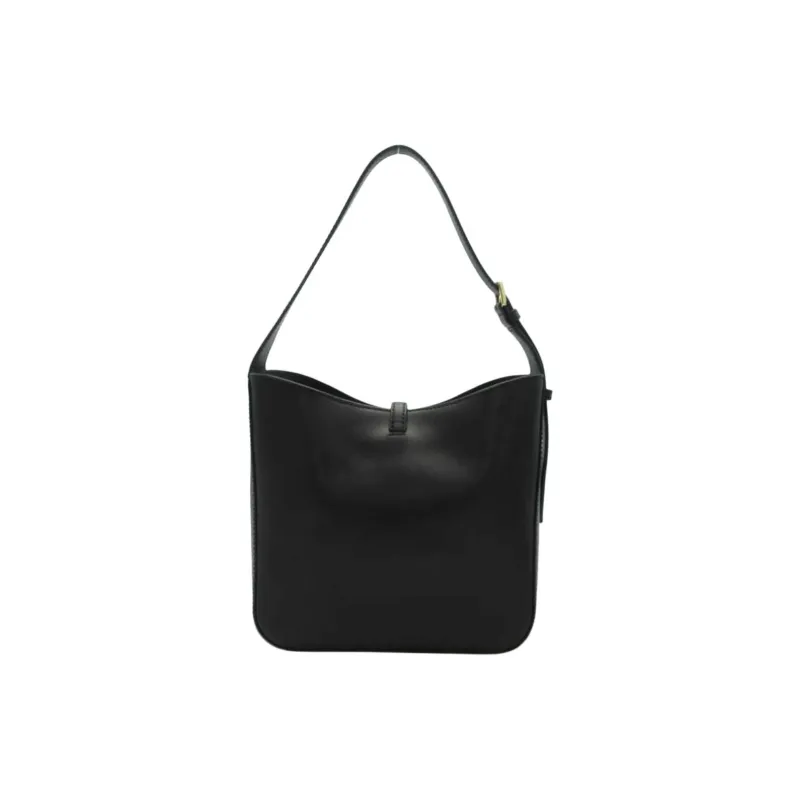 MICHAEL KORS Cow Leather Bucket Bag, Handbag, Shoulder Bag Small Size Women's Black-3