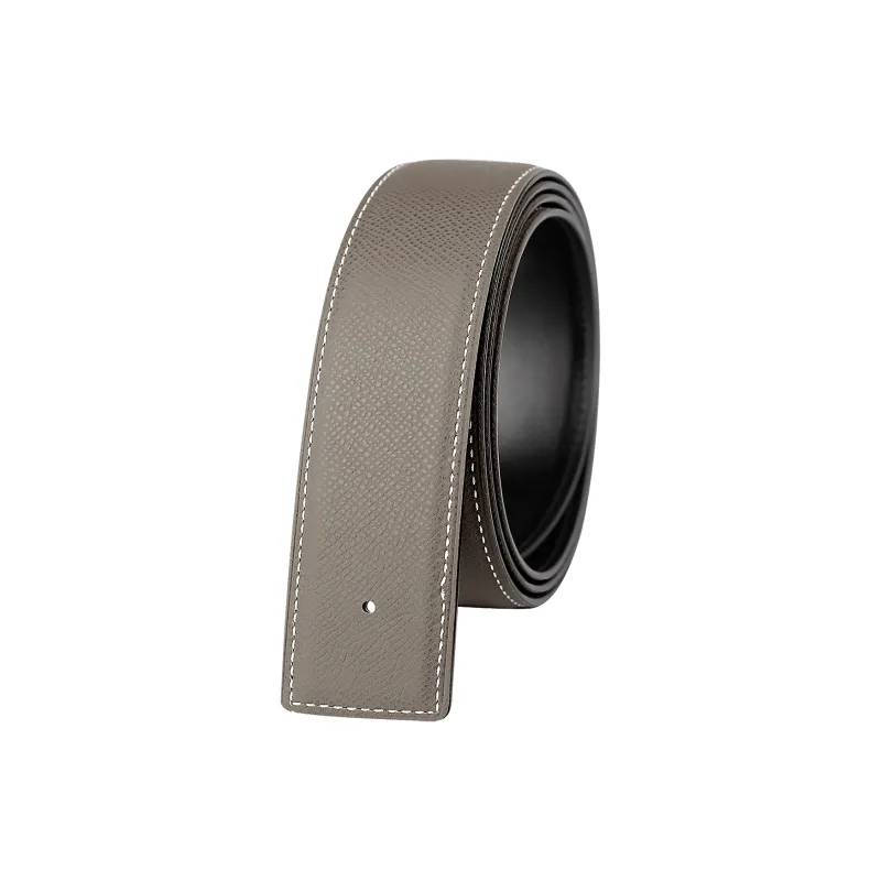 CATELLES Top Grain Cow Leather Headless Belt Men's 3.8cm-15