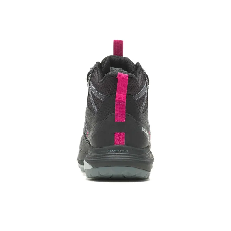MERRELL Siren 4 Anti-Slip Wear-Resistant Mid-Top Outdoor Shoes Women's Black-4