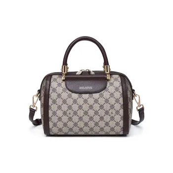 SANTA BARBARA POLO & RACQUET CLUB PVC Boston Bag Shoulder Bag Regular Women's Gray
