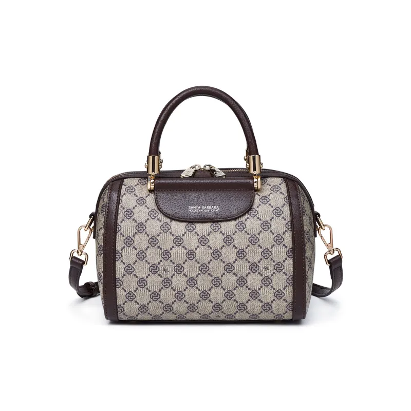 SANTA BARBARA POLO & RACQUET CLUB PVC Boston Bag Shoulder Bag Regular Women's Gray-0