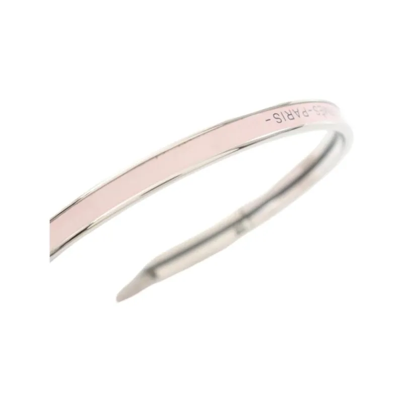 HERMES Uni Palladium Plated Bangles Women's Lotus Color-2