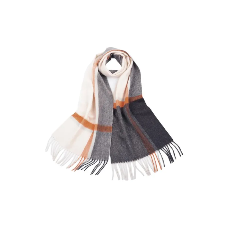 H YXIANG Cashmere Knit Scarves Women's-1