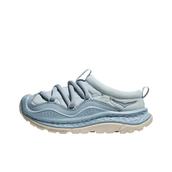 HOKA ONE ONE Ora Primo Anti Slip And Wear Resistant Warm Low Top Casual Shoes Unisex Blue Gray