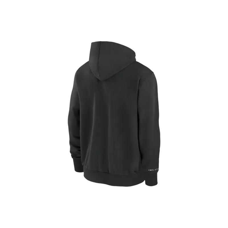 Nike Michigan Wolverines On Court Basketball Jordan Brand Dri FIT College Full Zip Hoodie-1