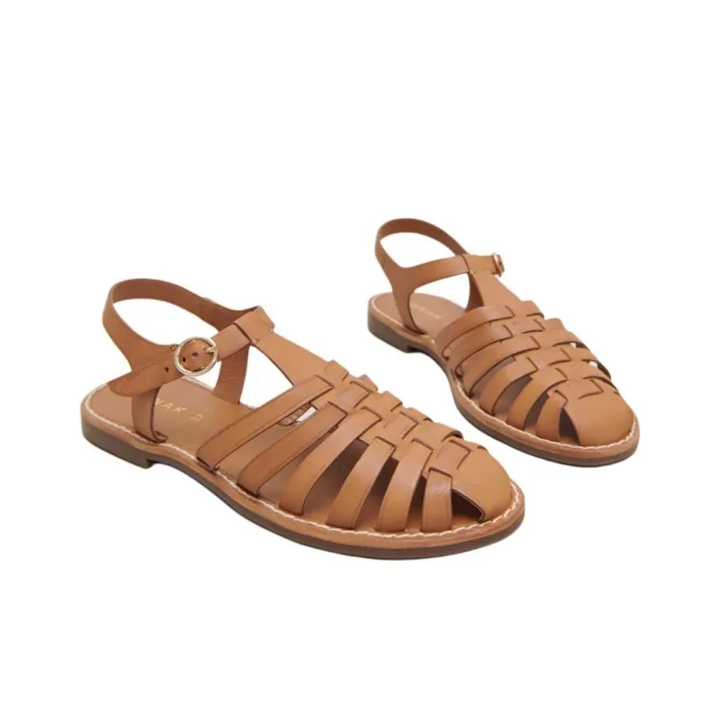 JONAK Roman Sandals Women's Brown-2