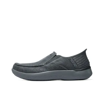 Skechers Slip Ins Casual Shoes Men Low Top Charcoal Gray