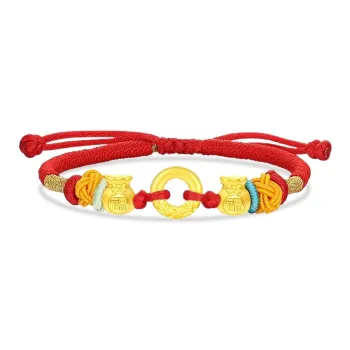 SINO GEM Gold Bracelet Unisex