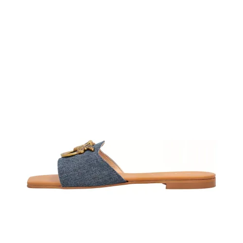 PINKO Denim Flat Slippers