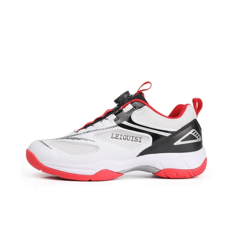Lin Feng Badminton Shoes Unisex White Blue-14