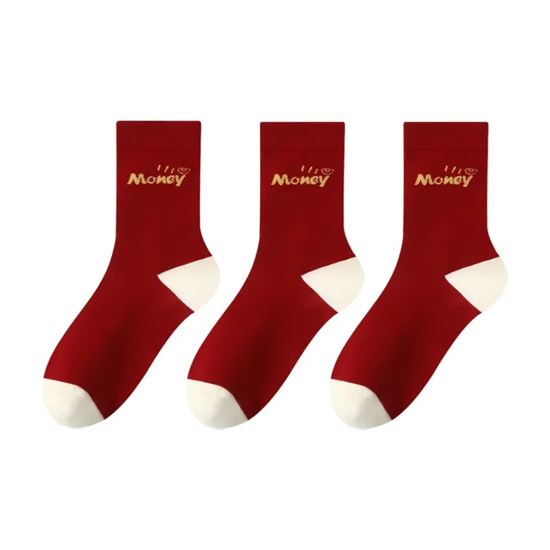 MIIOW Honmei Honmei Series Mid Calf Socks Unisex 3 Pack-7