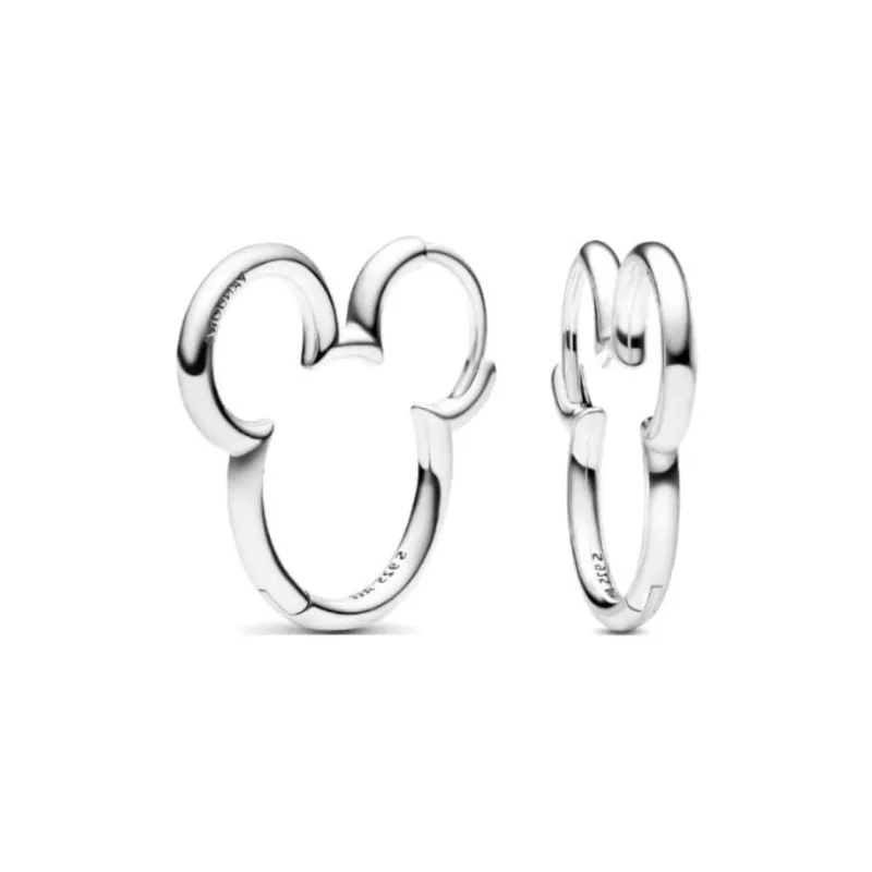 Pandora 925 Sterling Silver Earrings Women's Silver-0