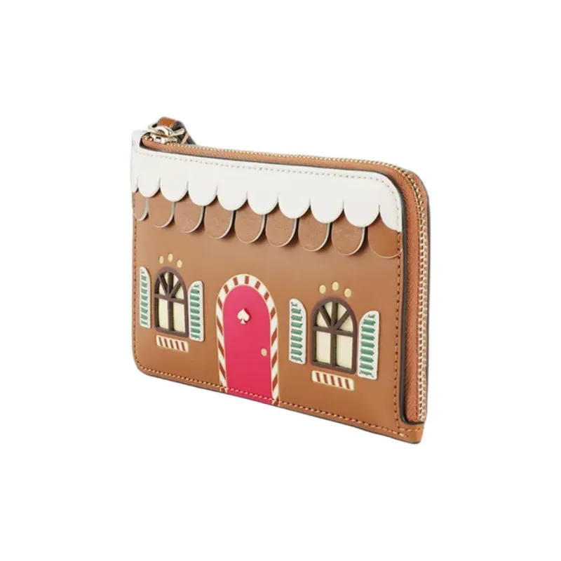 Kate Spade PVC Clutch Women's Brown-1