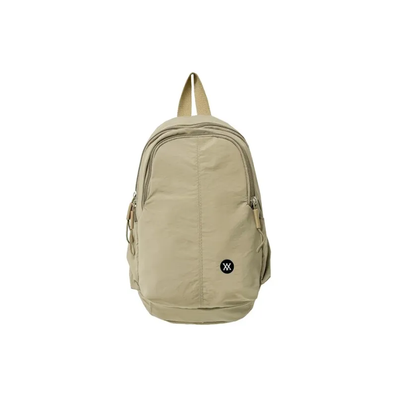 DCLOUD Nylon Backpack Unisex Egg Yolk Flowing Sand/Black/Ecru/Vanilla Cream-8