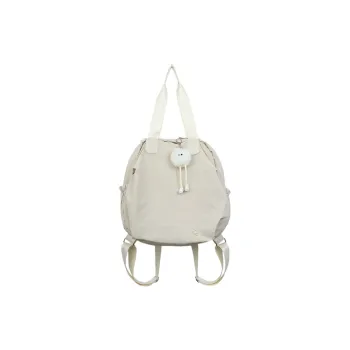 GOX Nylon Fabric One Shoulder Portable Backpack Regular Unisex Apricot/Black/Green