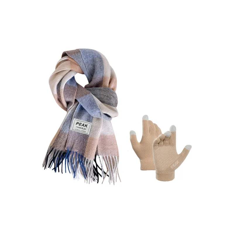 PEAK RIGHT Series Knit Scarves Unisex Multiple Colors-14