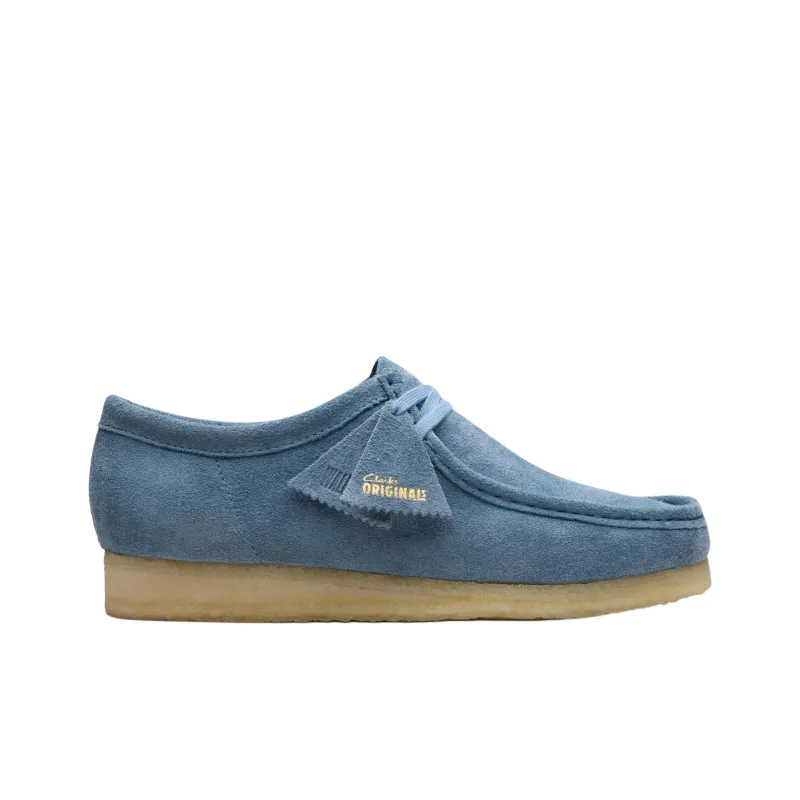 Clarks Wallabee Casual Shoes Men's Marine Blue-1