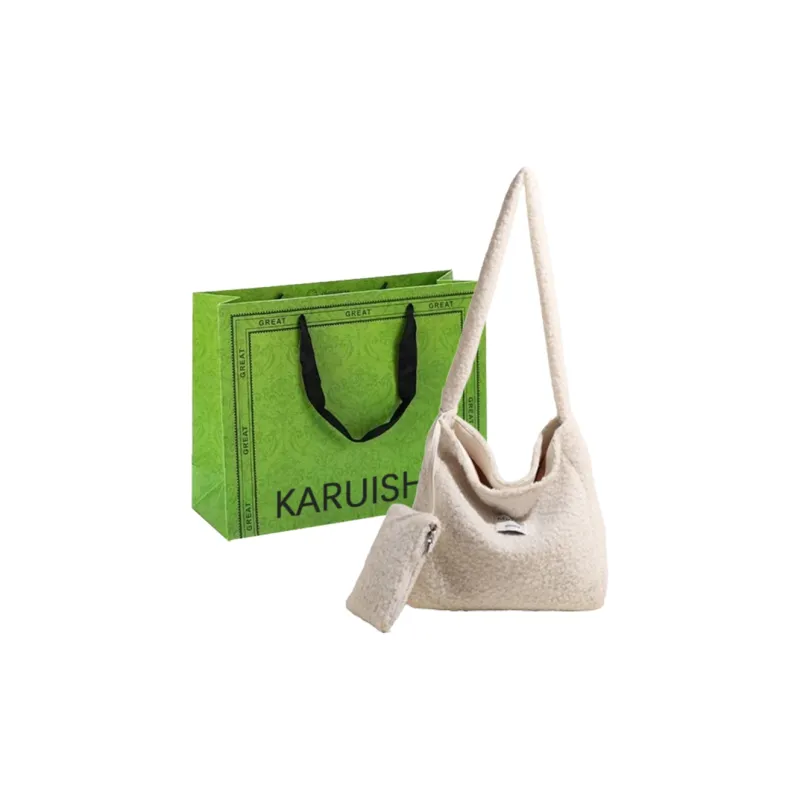 KARUISHA Canvas Crossbody Bag Canvas Bag Women's Brown/Black-14