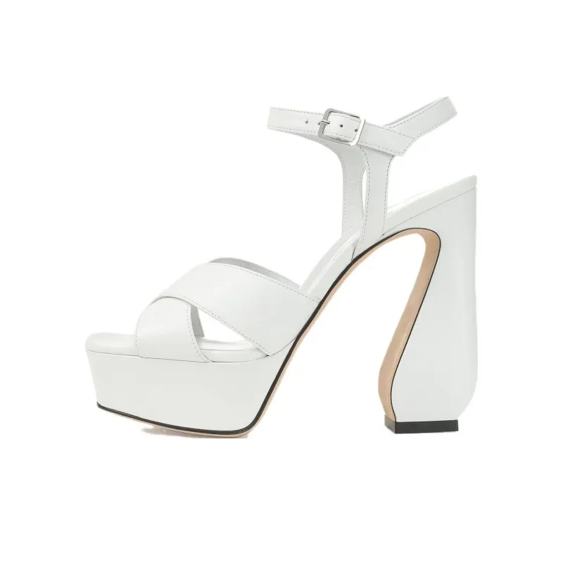 SERGIO ROSSI Open Toe Buckle Fastened Sandals Women's-0
