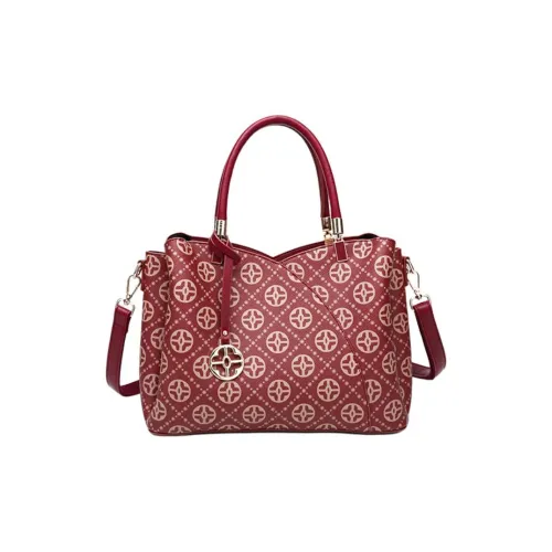 PAYOT Microfiber Synthetic Leather Wedding Bag One Shoulder Portable Crossbody Regular Women's Burgundy