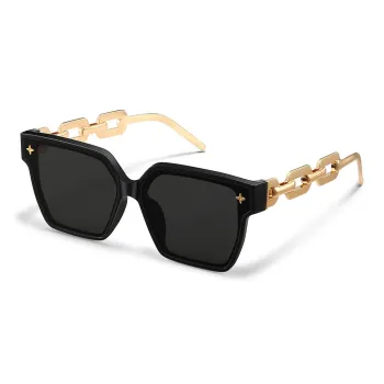 HELMER Alloy Square Sunglasses Unisex