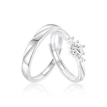 Kelanxi 999 Fine Silver Rings Unisex