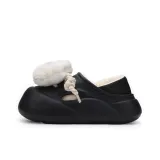 8079-12 Black, Lace-Up Groundhog