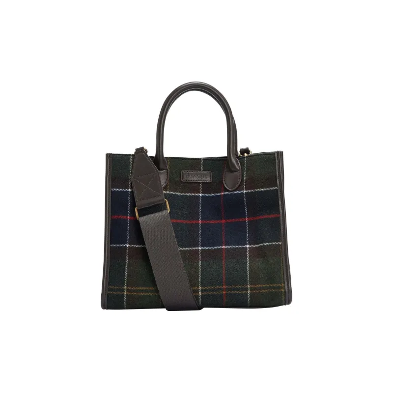 BARBOUR Polyester Tote Bag Shopping Bag Shoulder Bag Handbag Women's Classic Lattice-0