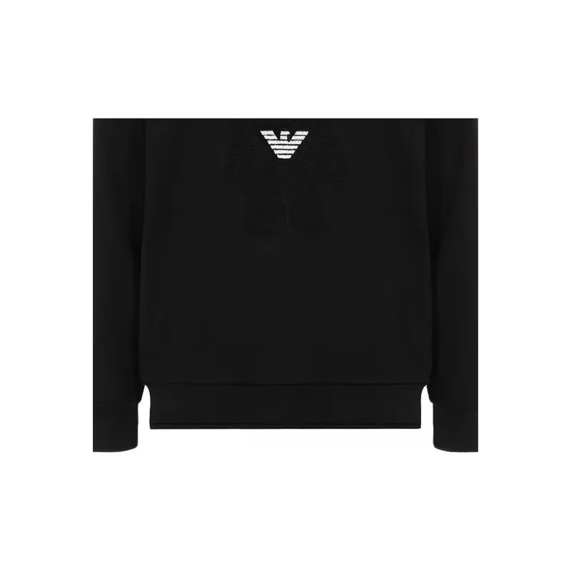 EMPORIO ARMANI SS23 Sweatshirt Men's Black-4